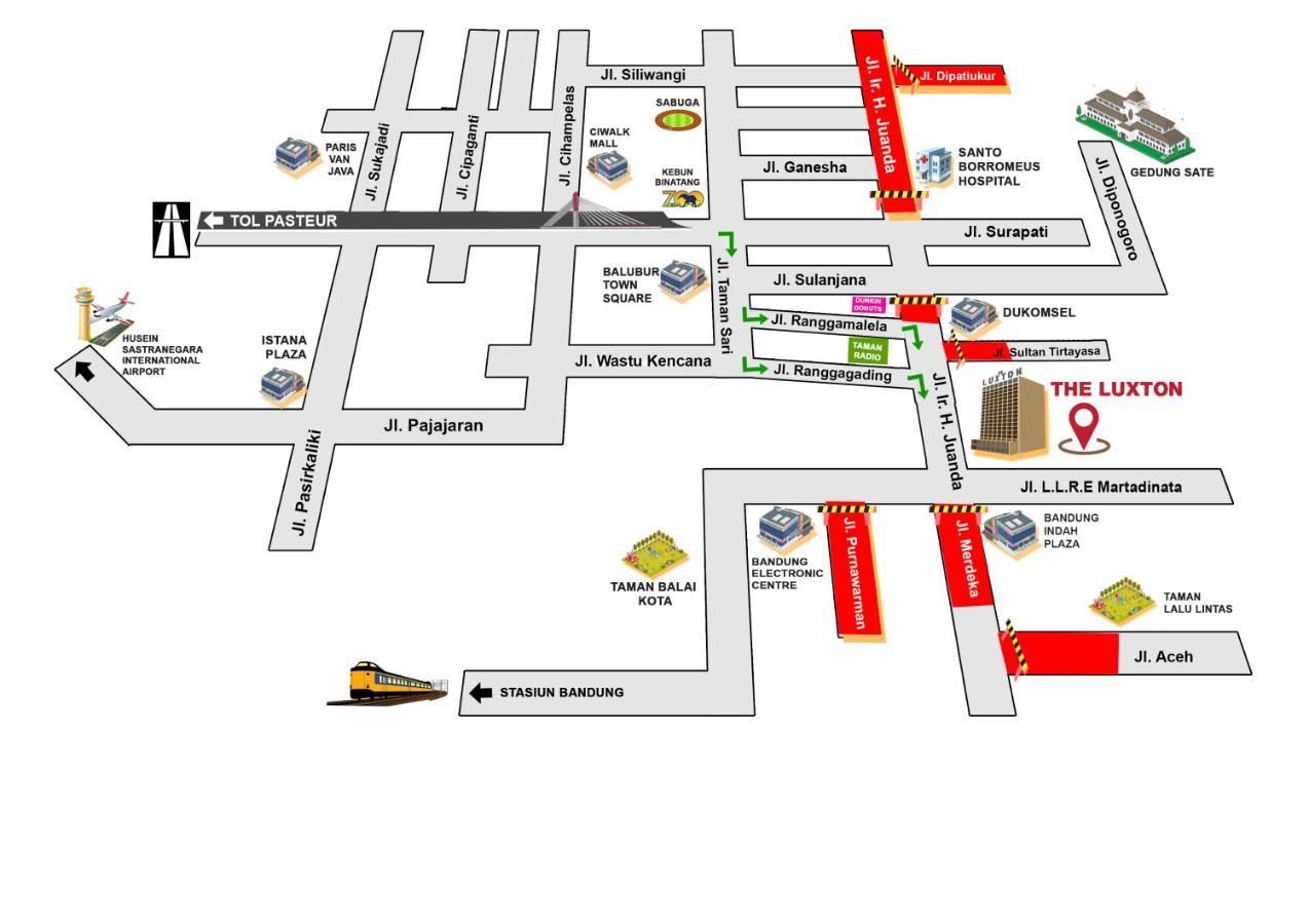 The Luxton Bandung Hotel Bagian luar foto